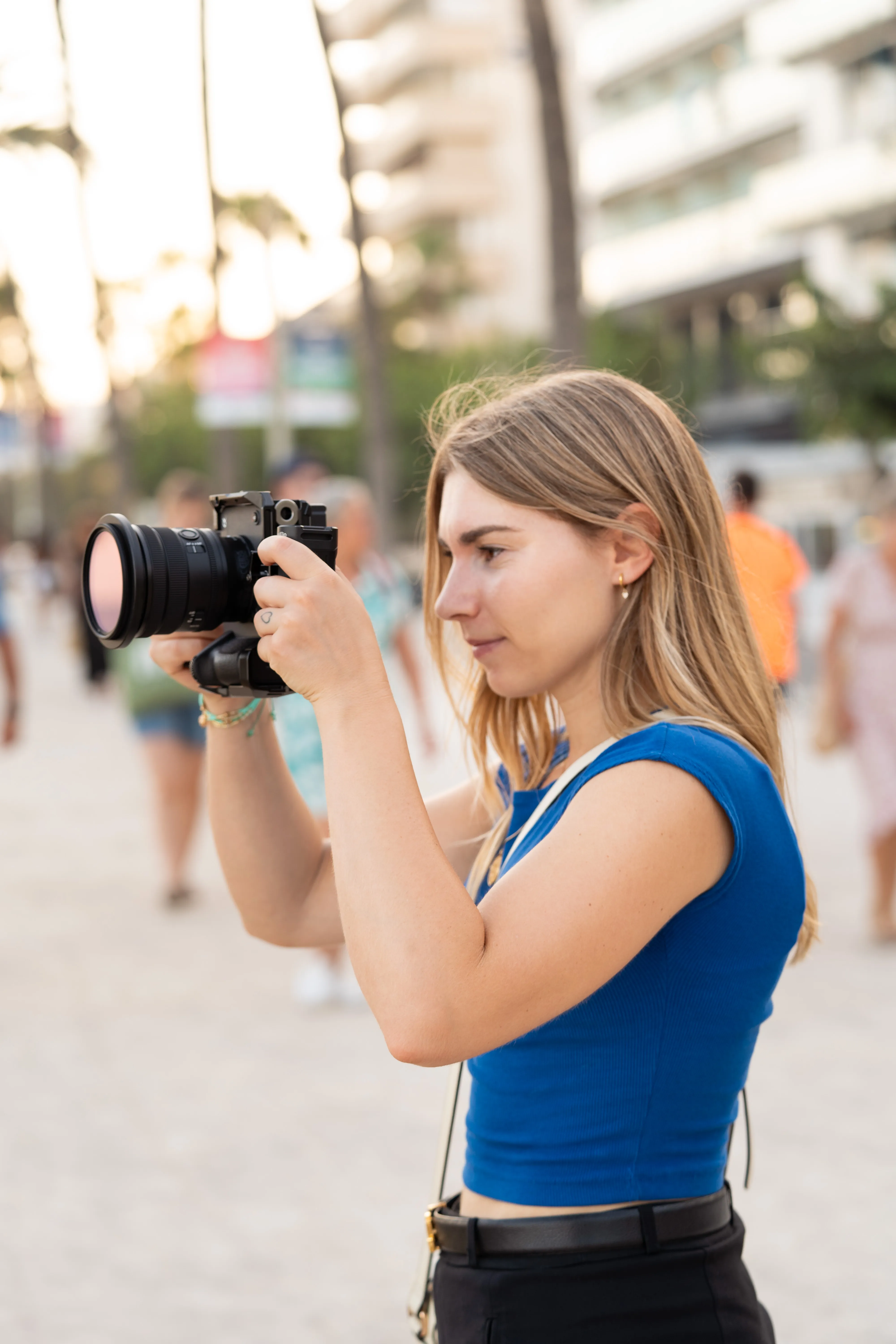Fotografía de grabación de reels de Gohan Studio